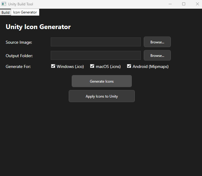 Icon generation screenshot