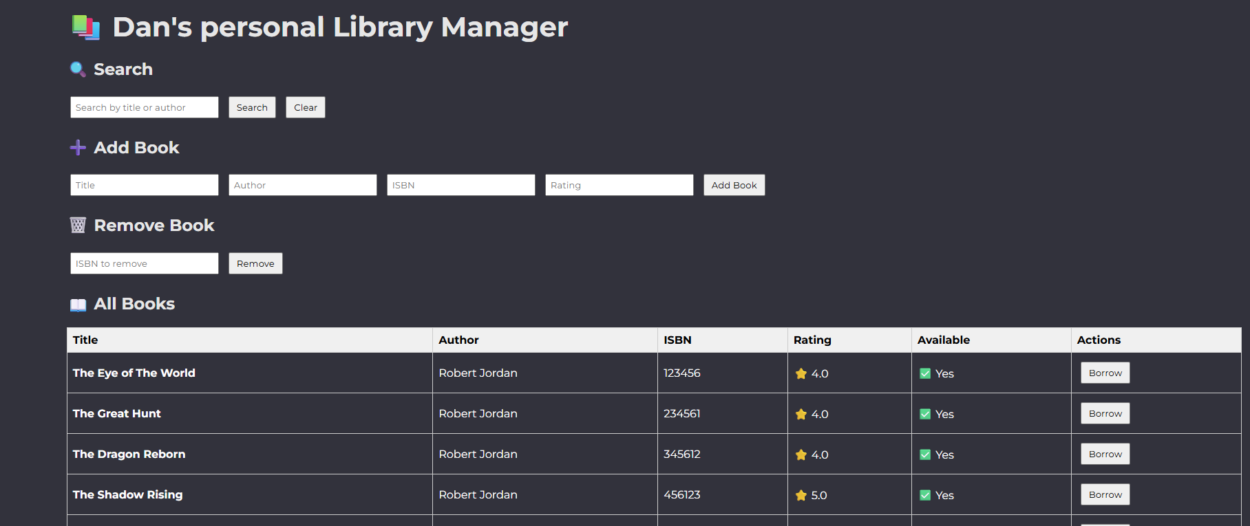 Library management